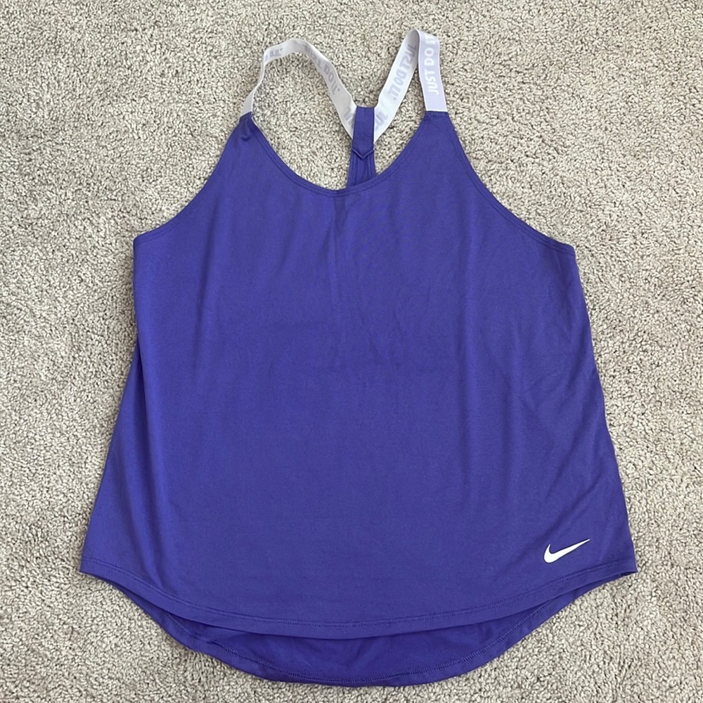 purple nike workout tank top